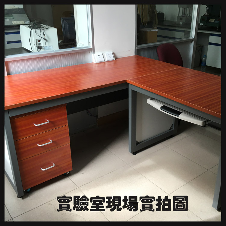 广州科玮实验台 钢木L型办公台 电脑台 工作台 实验室家具定制