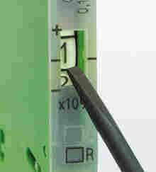 采用发光的指轮进行的时间设置