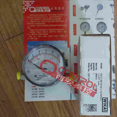 威卡压力表700.01.080过滤器用差压表原装进口