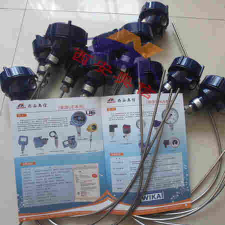 WIKA威卡PT100热电阻 wika TRL10温度传感器 带T15.H温度变送器模块4-20mA输出 隔爆型