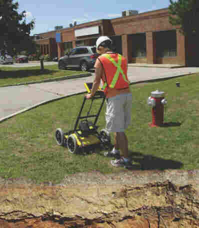 可探测地下所有管道走向和深度的设备