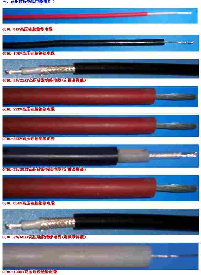 高压硅橡胶线