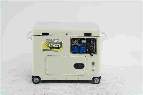 带风机12KW静音发电机220V 
