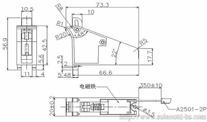 自动发药机电磁铁