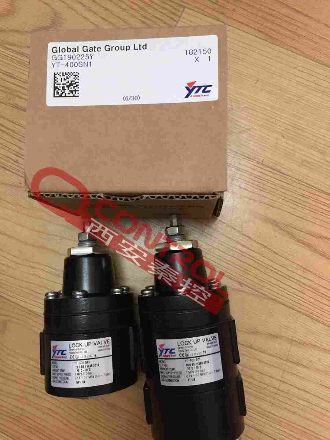 气锁阀YT-400SN1单作用韩国永泰YTC高温现货