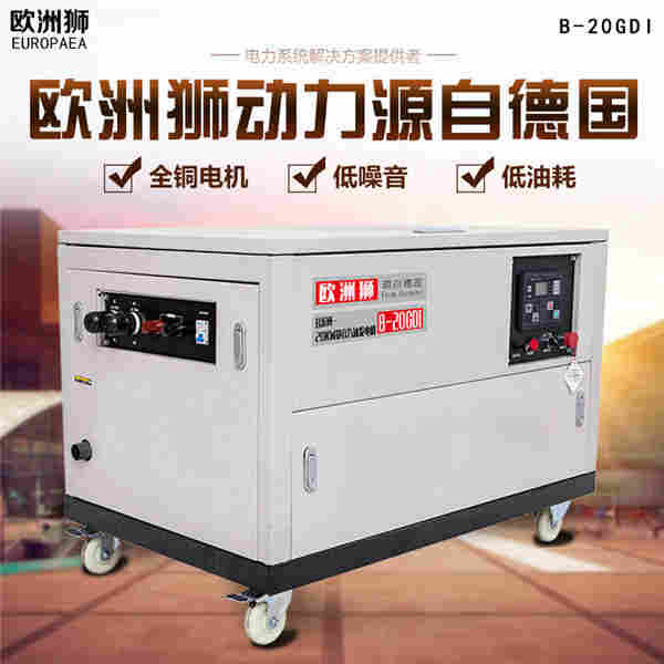 20千瓦静音汽油发电机持久耐用
