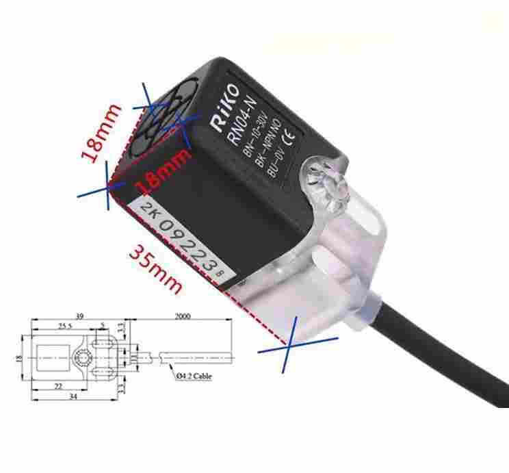 欧姆龙TL-N5ME2防水感应器电感式接近开关