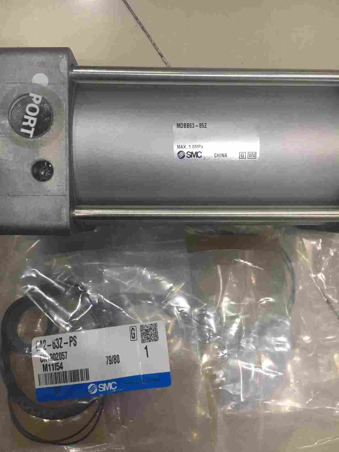 新款资料MDBF63-50Z-A93，日本SMC标准气缸*号