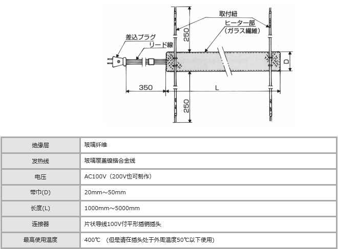  C1025102带式加热器 SAKAGUCHI