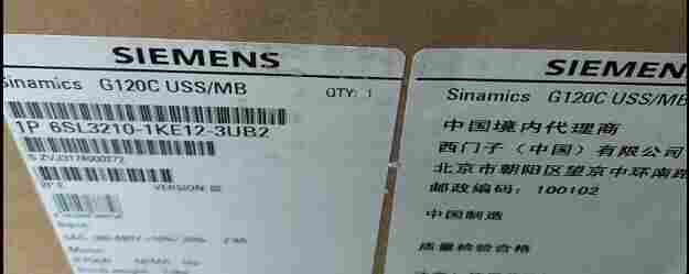 长沙西门子6SL3210-1KE15-8AP2 G120 变频器现货
