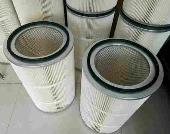 聚酯纤维无纺布空气除尘滤芯滤筒 