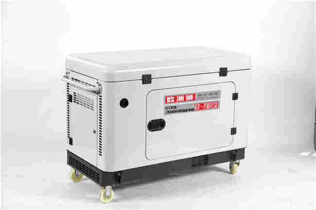 带轱辘的静音柴油发电机7千瓦