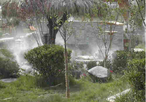 人工造雾垃圾场除臭