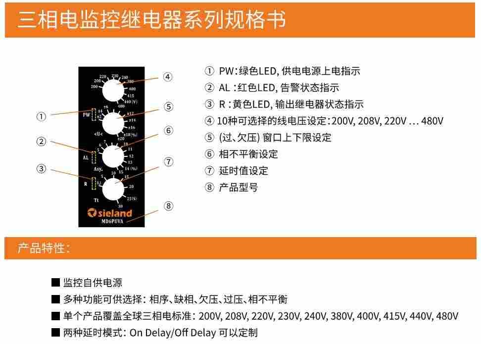 上海讯琅电气相序断相缺相保护器选型指南 