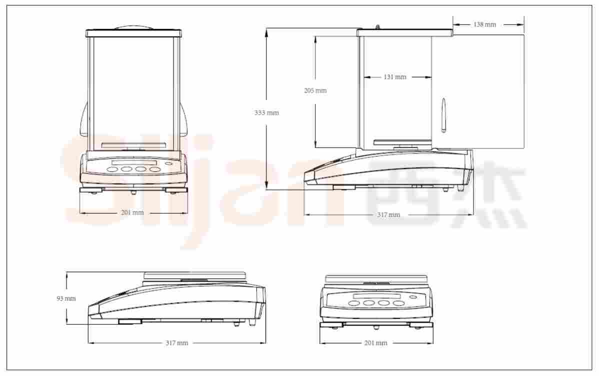 PR4202ZH/E型电子天平