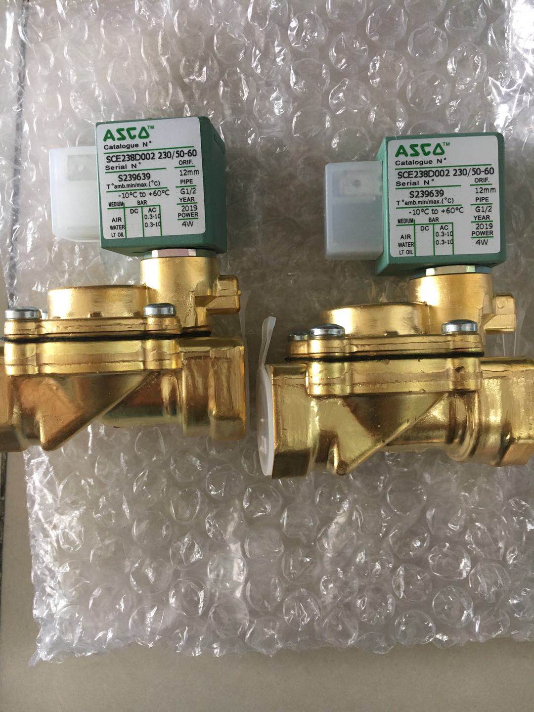 ASCO常闭电磁阀SCG238E021使用电压24VDC