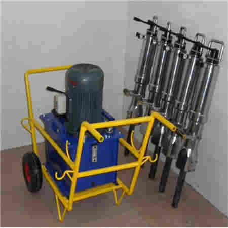 液压爆破分裂岩石 岩石劈裂机 岩石分裂机