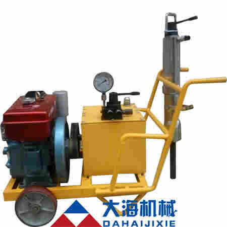 不能爆破怎么快速破除岩石 岩石劈裂机 岩石劈裂器