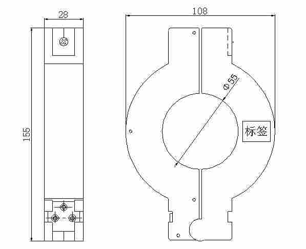 KH55型开合式互感器