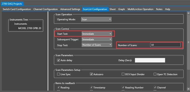 Keithley 2700系列，如何使用软件进行数据采集