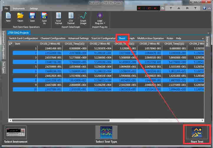 Keithley 2700系列，如何使用软件进行数据采集