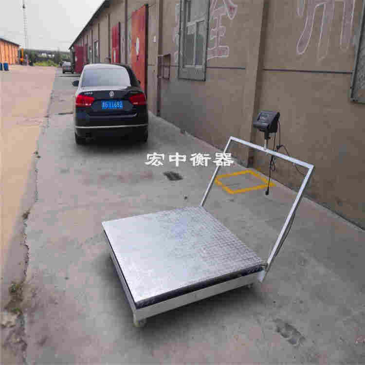 山东省2吨单层电子地磅 小型电子平台称