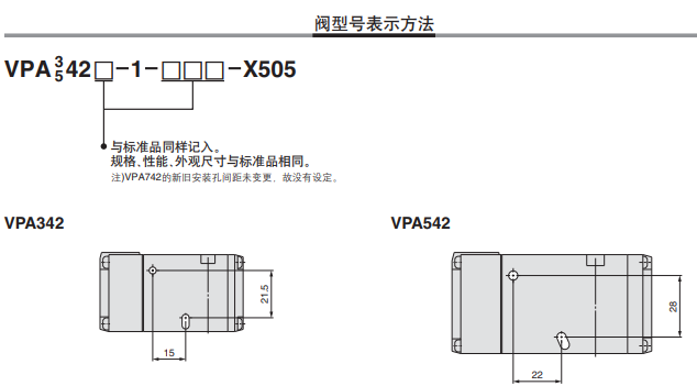 快速報價SMC3通氣控閥VPA542-1-03A