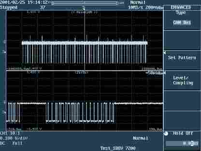示波器上的波形观测