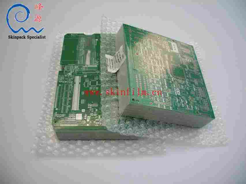 贴体包装机（贴体真空包装机）电路板贴体包装实例：