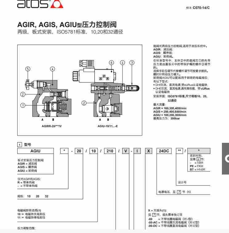 AGIR-10-10051控制阀当天发货
