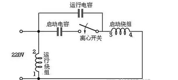 220V单相减速机用什么方式启动和接线？