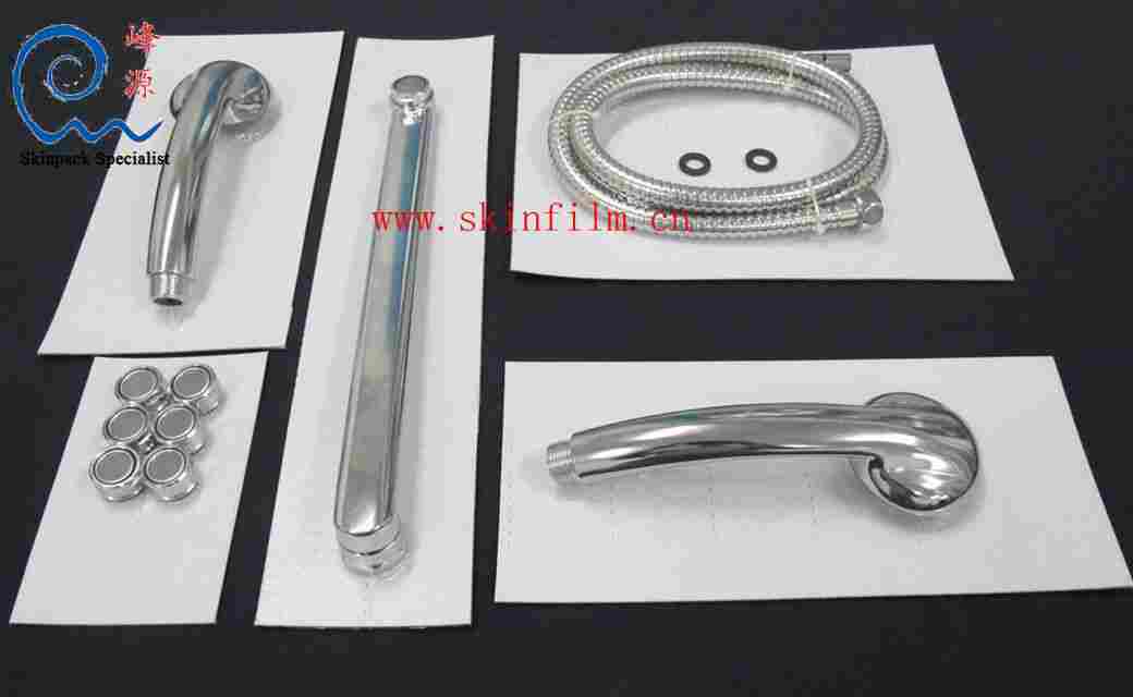  沙林膜（沙林贴体膜）浴具贴体包装实例：