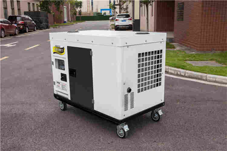 带轮子的30kw柴油发电机