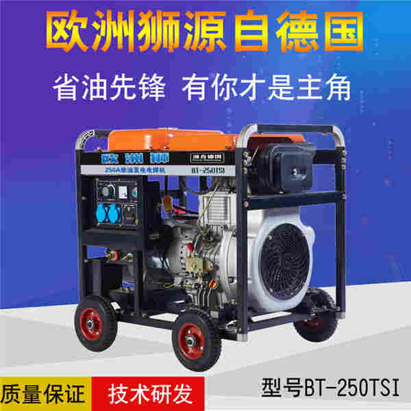 250A柴油发电电焊机重量