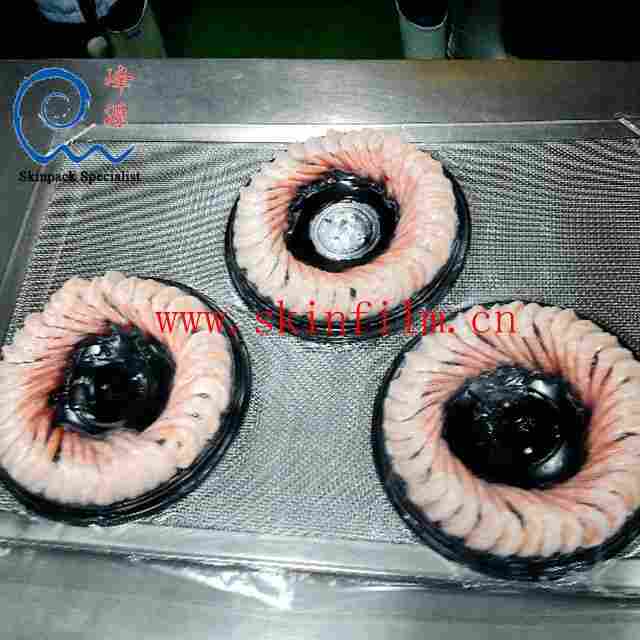  海鲜食品真空贴体包装机PF-7520图片：