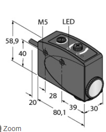 安装方式：图尔克传感器CO10-RS-R60-ANP6X2