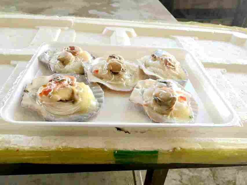  沙林膜（沙林包装膜）榴莲肉贴体包装实例：