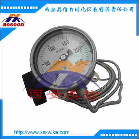 F73.100德国威卡毛细管温度计 F73气包式温度计