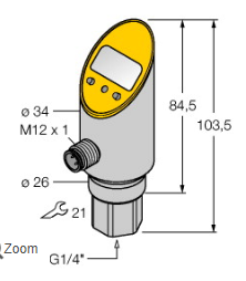 图尔克传感器PS250R-301-LI2UPN8X-H1141资料