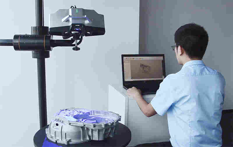 条纹投影扫描仪，秒测复杂零部件三维数据