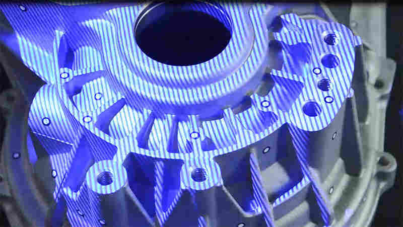 条纹投影扫描仪，秒测复杂零部件三维数据