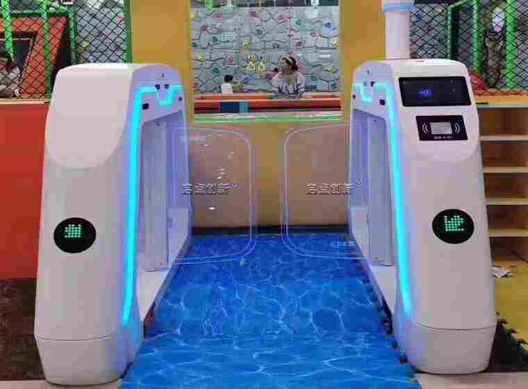 启酷款翼闸适用于儿童乐园、健身房、蹦床馆、电影