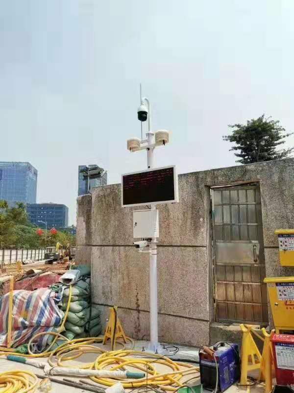 深圳安装两套工地扬尘噪音监测系统顺利完工