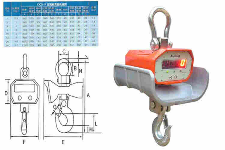 邵阳3吨无线吊秤