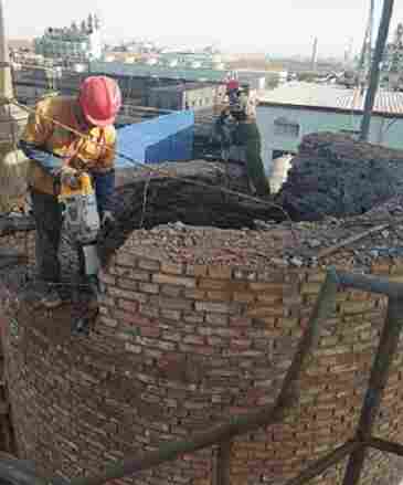 昆山烟囱拆除-拆除