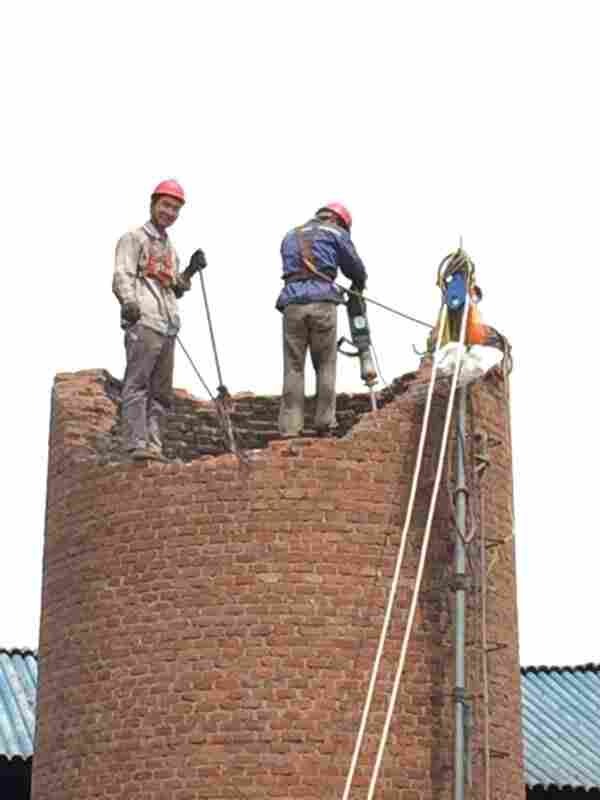 永嘉烟囱拆除-拆除