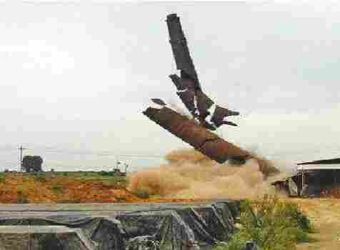 井冈山烟囱拆除-拆除