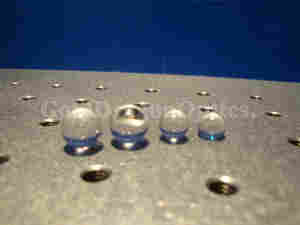 双凸球面镜的PV值与RMS值之间的比例关系