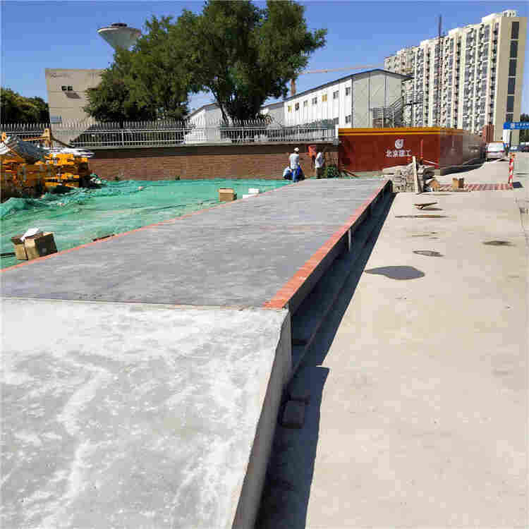 鞍山市100T电子地磅安装 收粮食用地衡