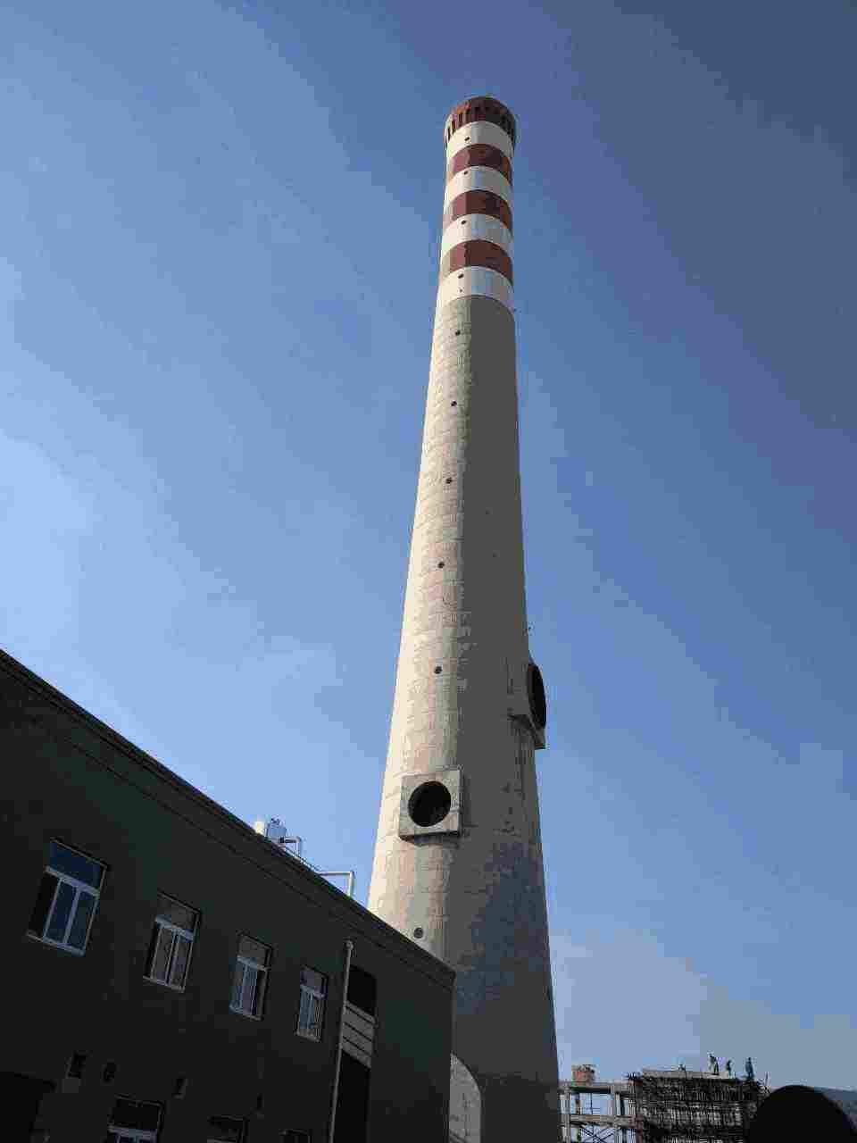 兴化烟囱防腐安装爬梯护网——施工企业 